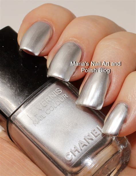 chanel duo platinum metallic nail colour|Chanel nail polish colors.